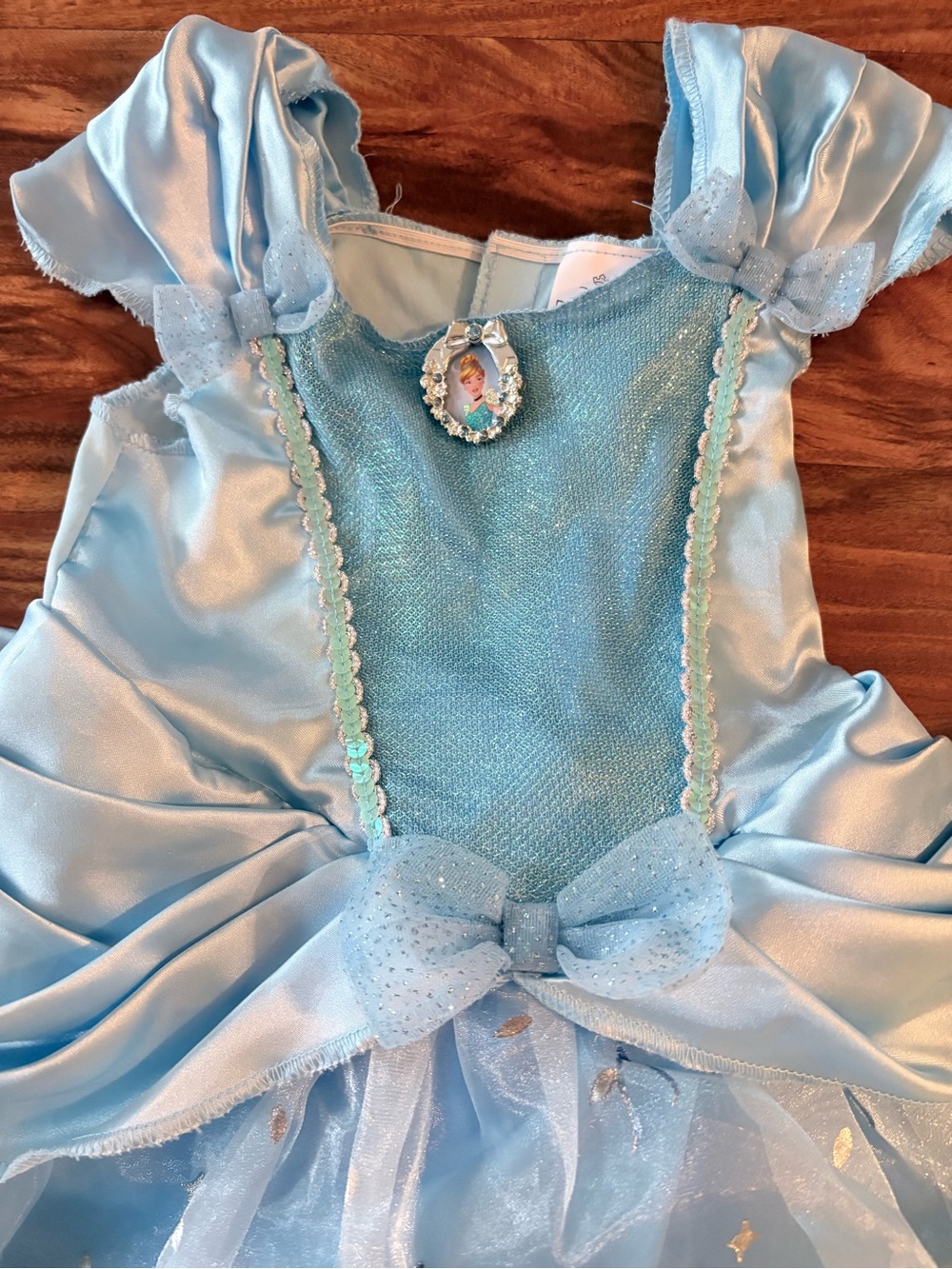 Disney Princess Toddler Girls 2 Costumes Cinderella & Belle 3T 4T Beauty Beast - Picture 5 of 10